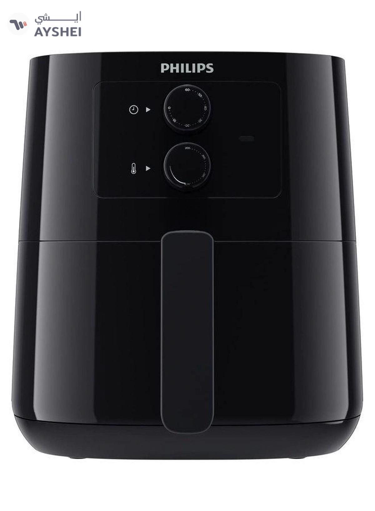 Philips Essential Air Fryer With Rapid Air Technology, Analogue 0.8Kg , 50Hz 4.1 L 1400 W HD9200/90/91 Black-0-portrait