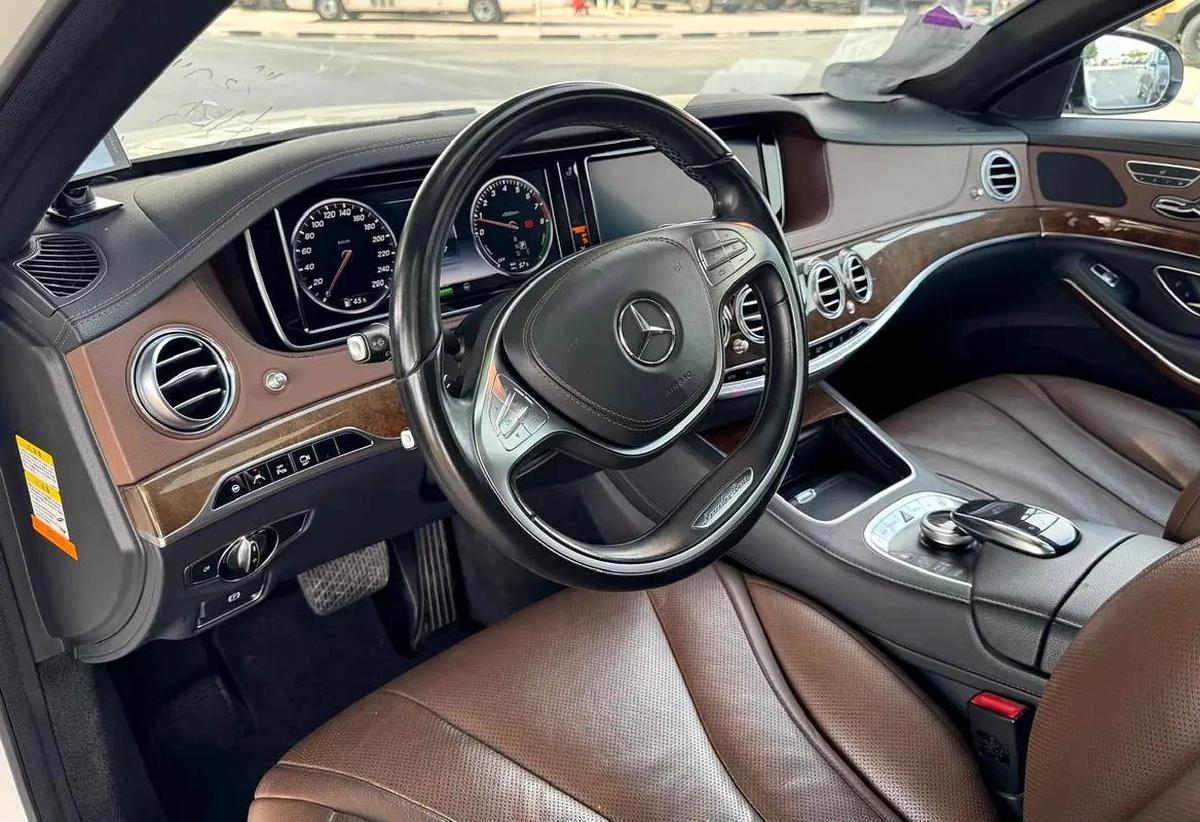 BENZ S400 H | 2015 | BROWN INTERIOR | JAPAN IMPORT | CLEAN TITLE |-10-10