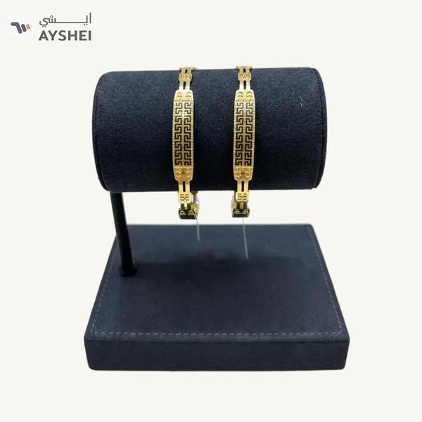 Elegant 22 Carat Gold Bracelet Set