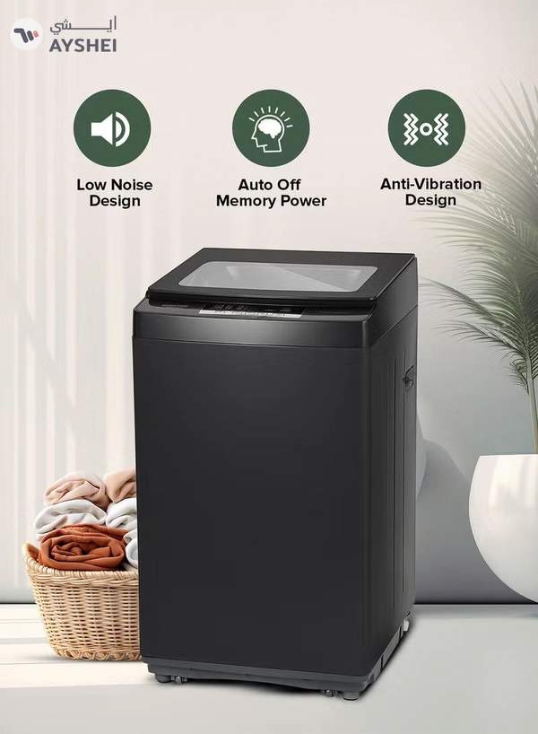 GEEPAS 7 KG Fully Automatic Washing Machine| Top Load Equipped with Child Lock, Air Dry Function, Digital Display, IMD Control Panel, Stainless Steel Inner Tub| 1 Year Warranty 0 W 0 W GFWM7800LCQ Silver