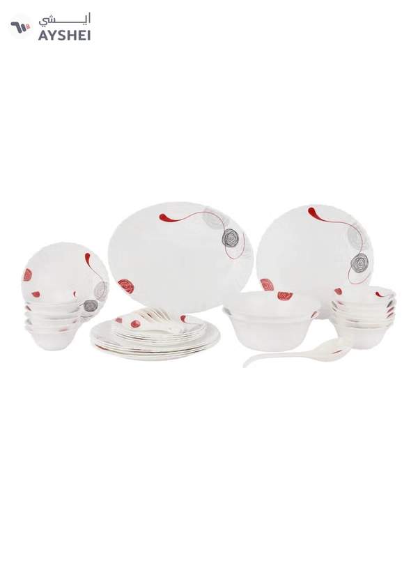 Delcasa 34 Piece Dazzle Opalware Dinner Set- DC3462