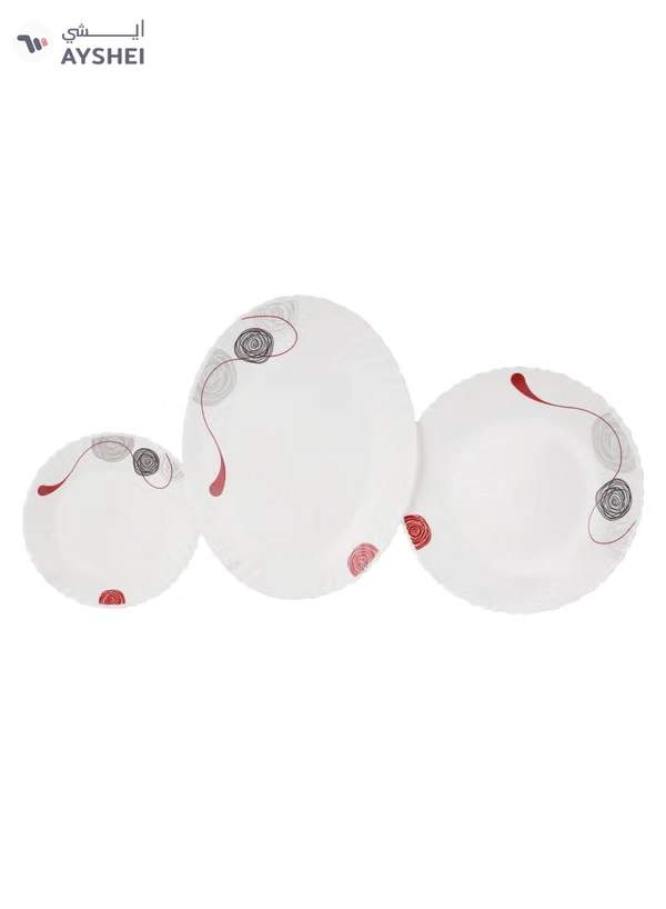 Delcasa 34 Piece Dazzle Opalware Dinner Set- DC3462