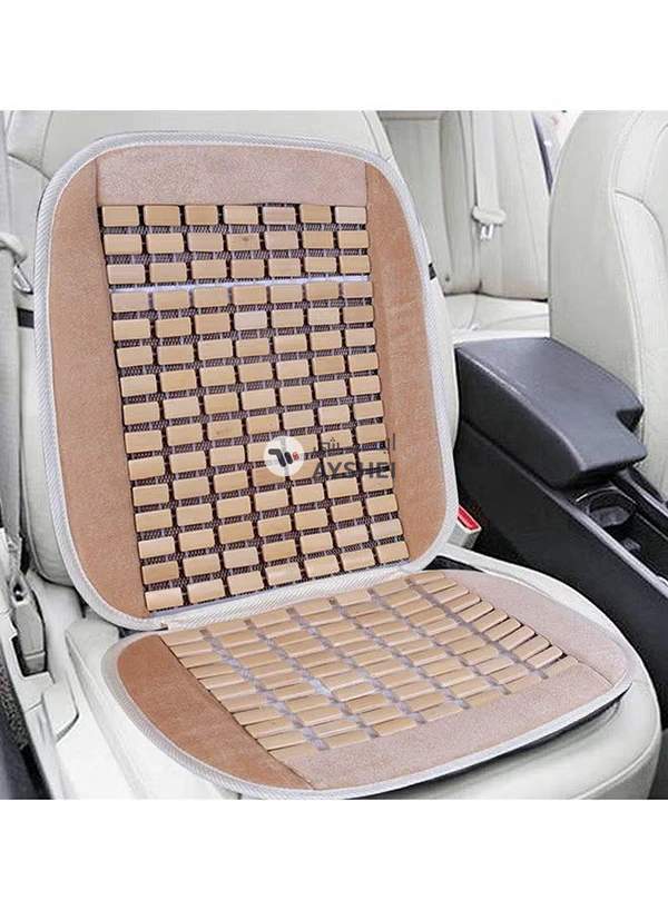 LP Flat Universal Wooden Bead Car Seat Cushion