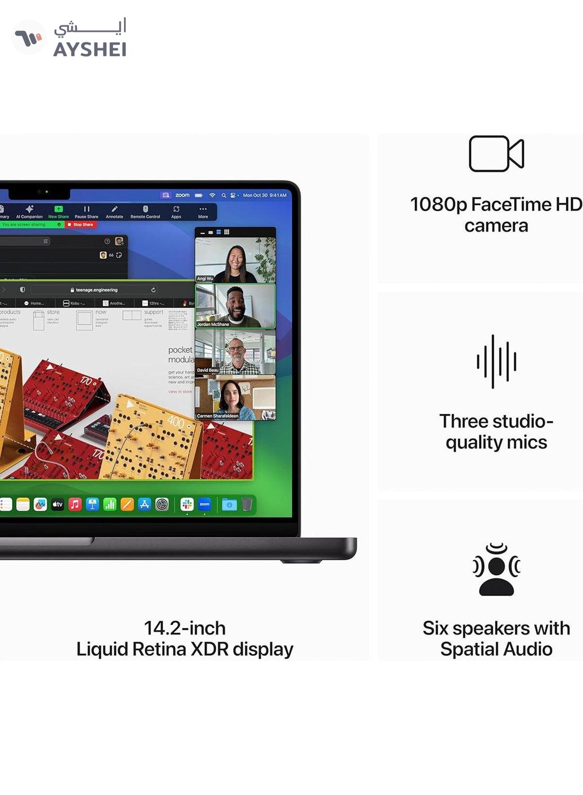 Apple 2023 Newest MacBook Pro MRX33 Laptop M3 Pro chip with 11‑core CPU-1-1