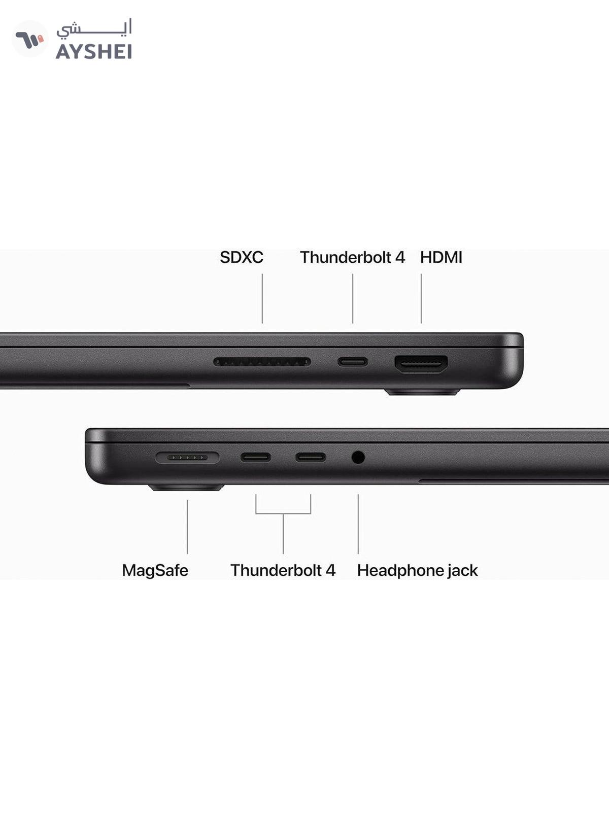 Apple 2023 Newest MacBook Pro MRX33 Laptop M3 Pro chip with 11‑core CPU-4-4
