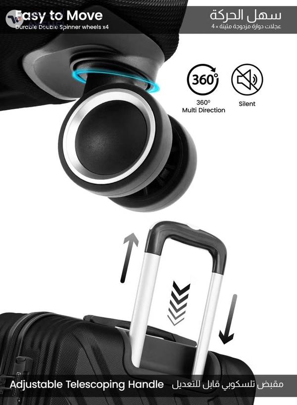 PARAJOHN Prisma Series Set of 3 Luggage