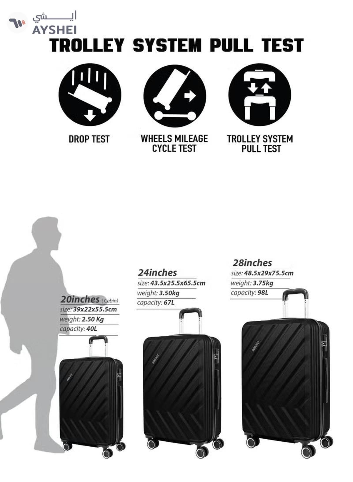 PARAJOHN Prisma Series Set of 3 Luggage-1-portrait