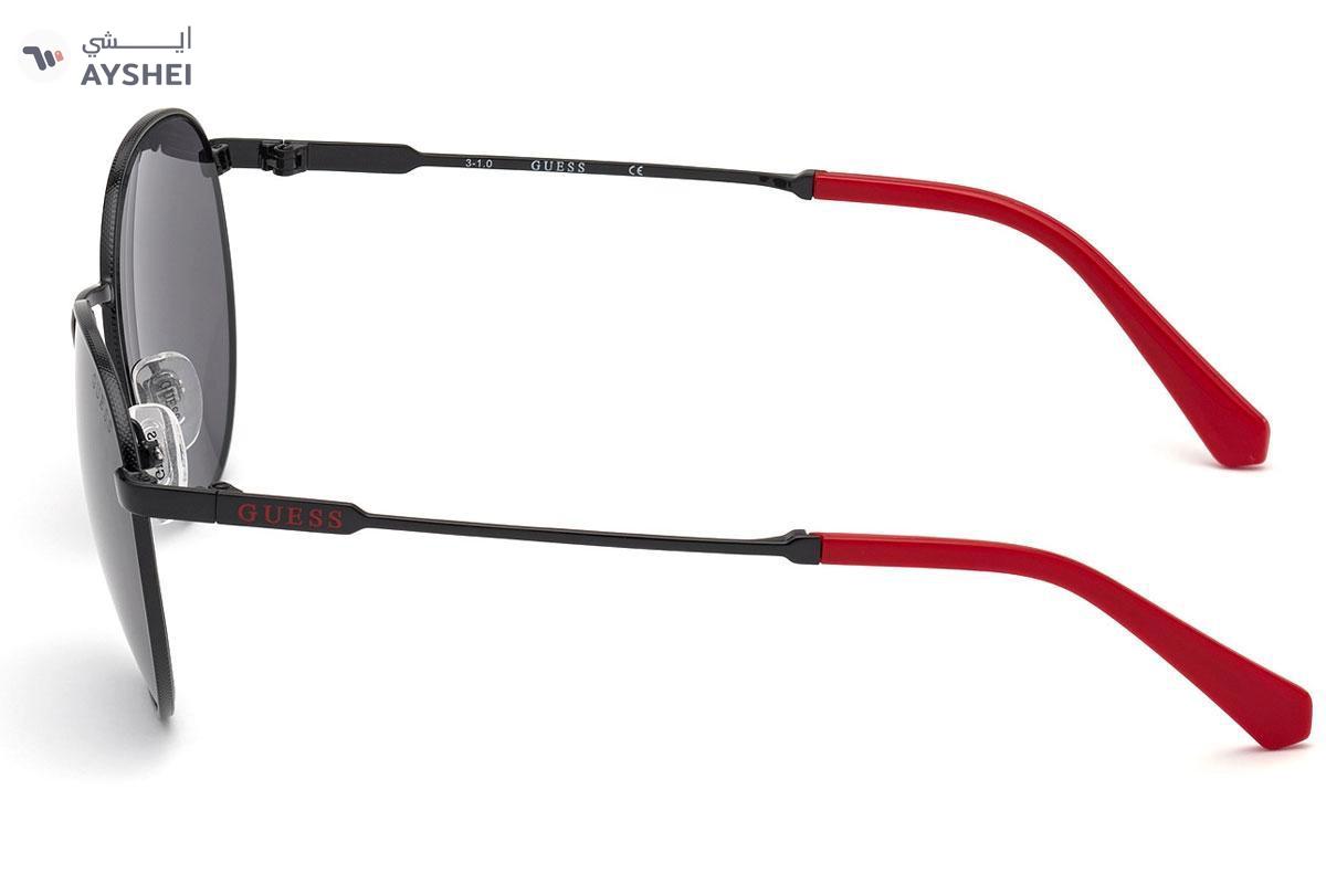Guess Unisex Black Round Sunglass GU00012_01A -1-1