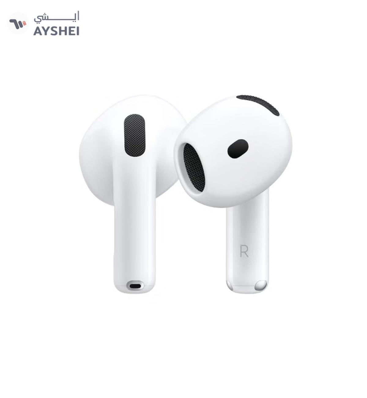Apple AirPods 4 Wireless Earbuds, Bluetooth Headphones, Personalized Spatial Audio, Sweat and Water Resistant-4-4