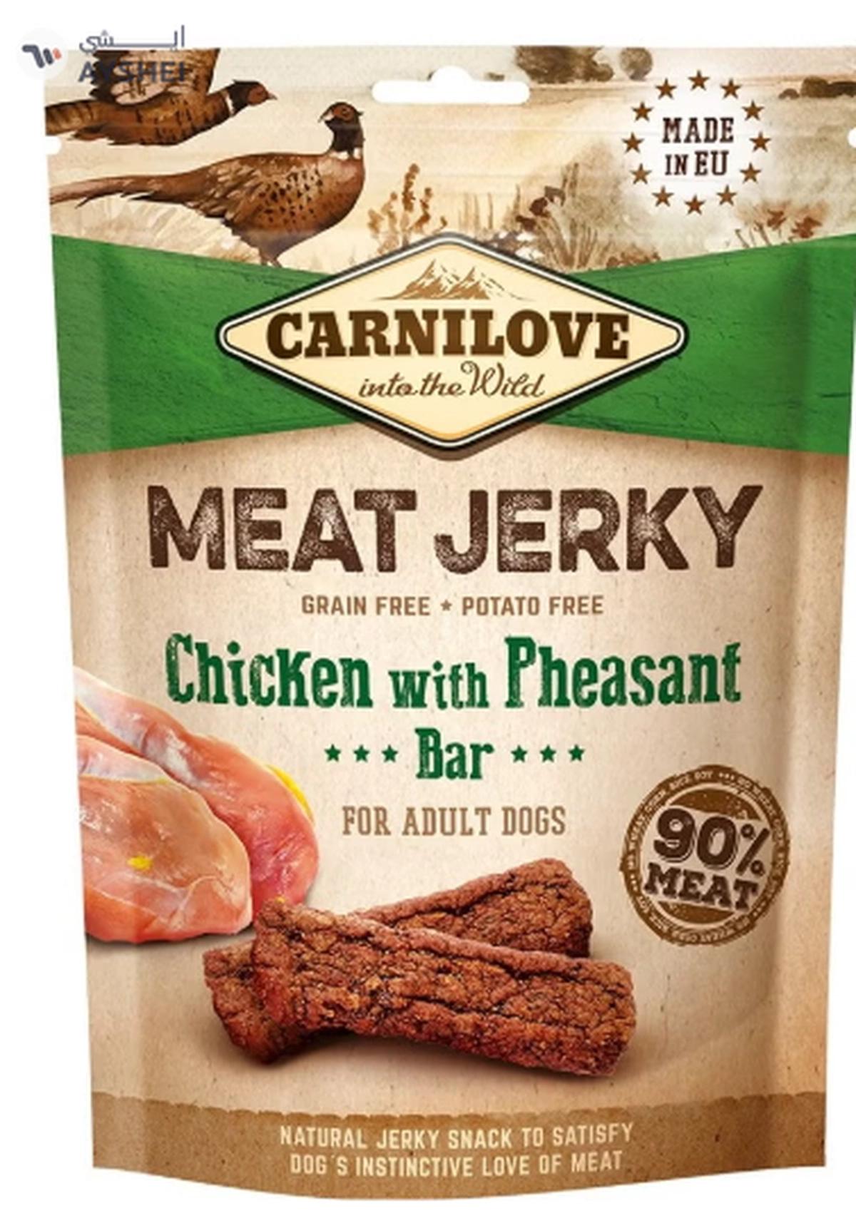 Carnilove Jerky Snack Chicken with Pheasant Bar 100g-0-0