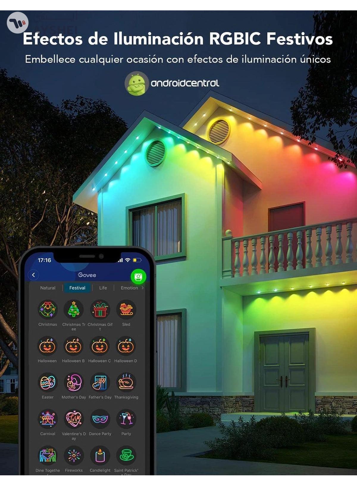 Govee Permanent Outdoor Lights 15m-4-4