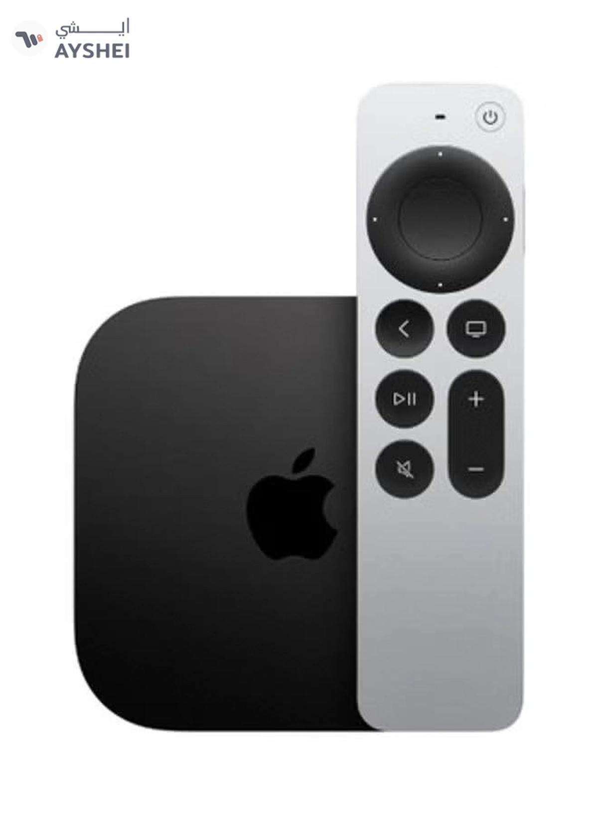 Apple TV 4K Wi‑Fi with 64GB storage, 3rd Gen, black-0-portrait