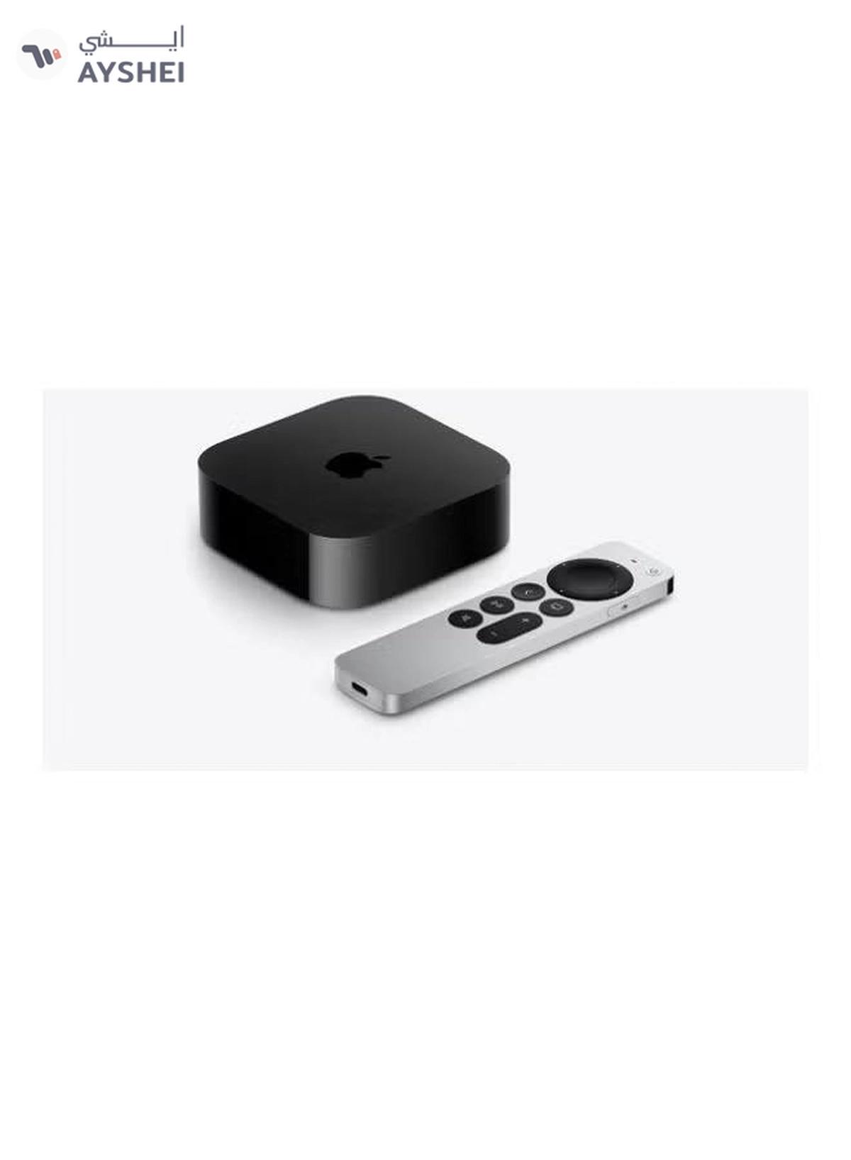 Apple TV 4K Wi‑Fi with 64GB storage, 3rd Gen, black-1-portrait