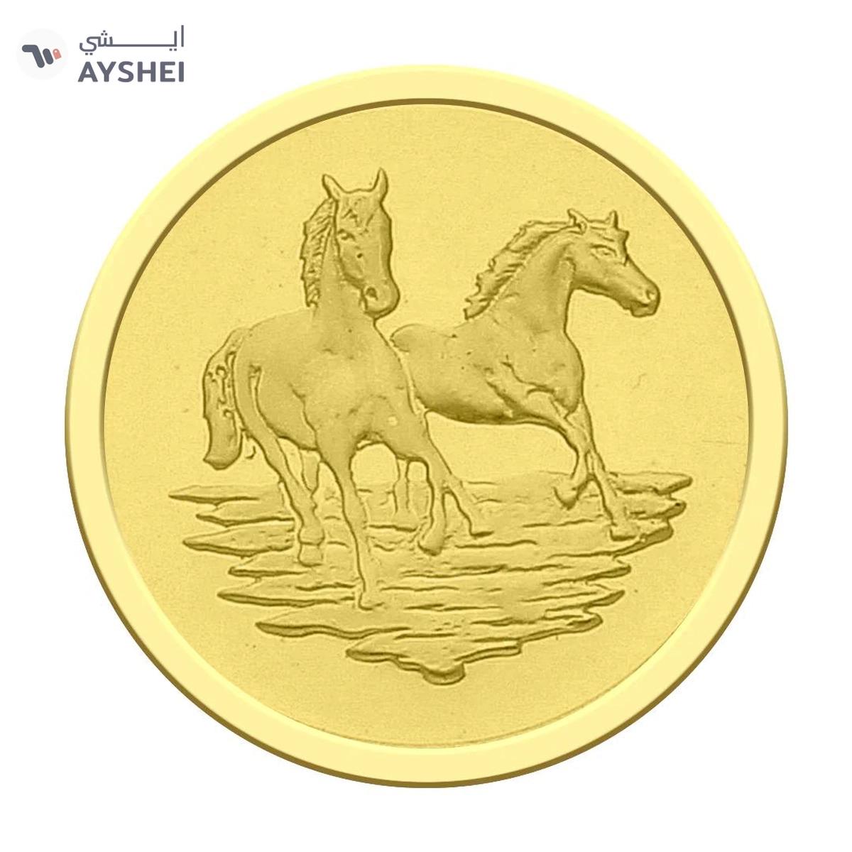 Collectable Emirates Minting Arabian Horse 1 Gram Gold Coin 999.9 Purity-0-portrait