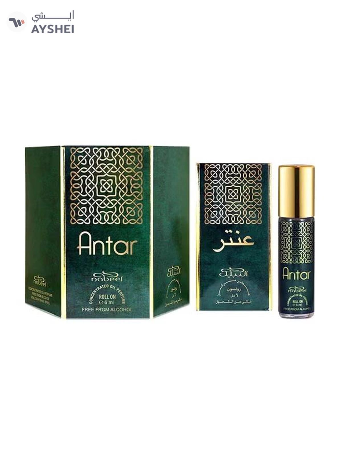 Nabeel Pack of 6 Antar Alcohol Free Roll On Oil Perfume 36ml-0-0