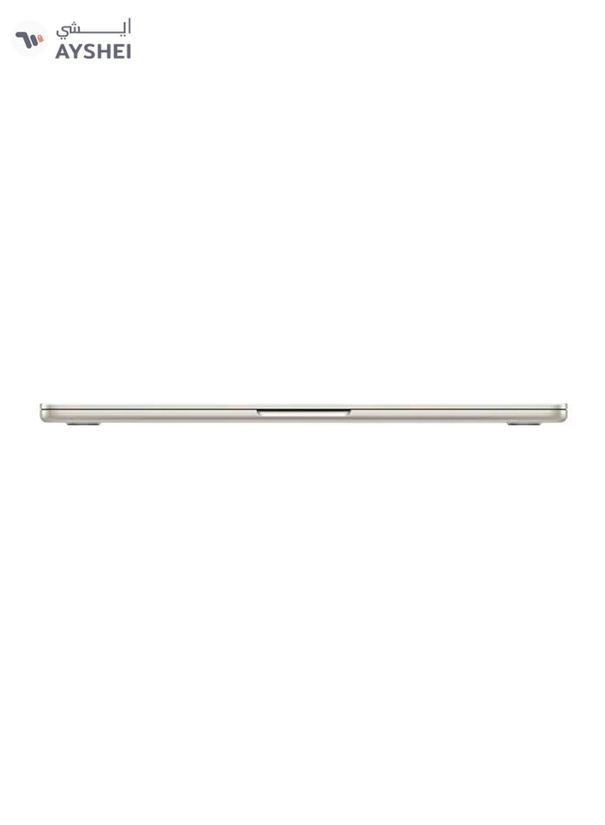 Apple New 2025 MacBook Air MW0Y3 13-Inch Display, Apple M4 Chip 10-Core CPU 8-Core GPU Processor/16GB RAM/256GB SSD/macOS English/Arabic Starlight-1-1