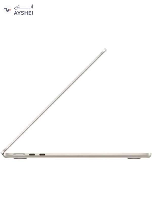 Apple New 2025 MacBook Air MW0Y3 13-Inch Display, Apple M4 Chip 10-Core CPU 8-Core GPU Processor/16GB RAM/256GB SSD/macOS English/Arabic Starlight