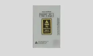 Auriz Minting 20gm 24K Gold Bar - Variable Design
