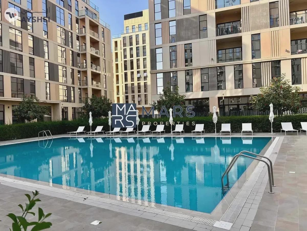 1bhk | Pool view | kitchen appliances | 6 Payments-1-landscape