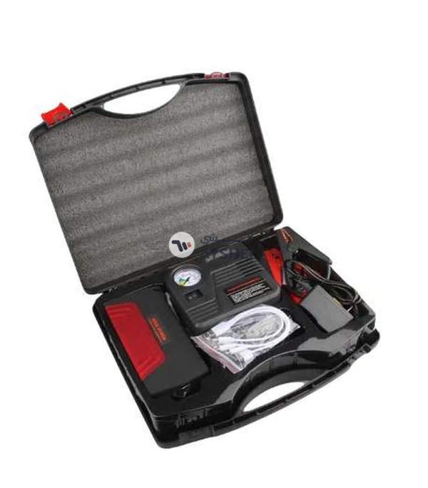 High Power Car Air Compressor With Jump Starter Kit