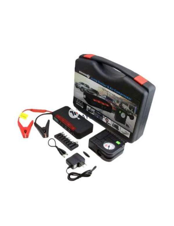 High Power Car Air Compressor With Jump Starter Kit