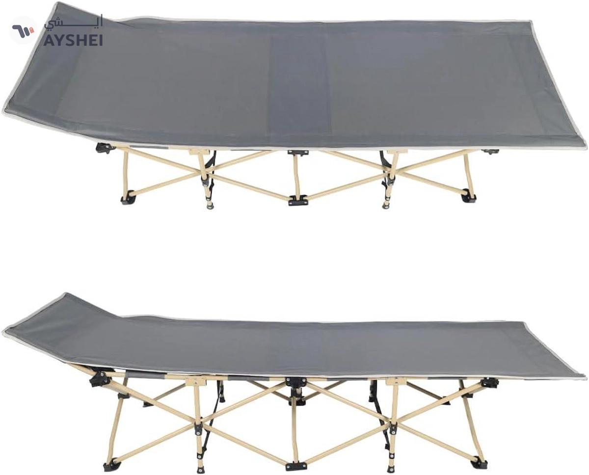 Yatai Decor Camp Bed for Adults, Extra Wide Heavy Duty Foldable Portable Camping-0-landscape