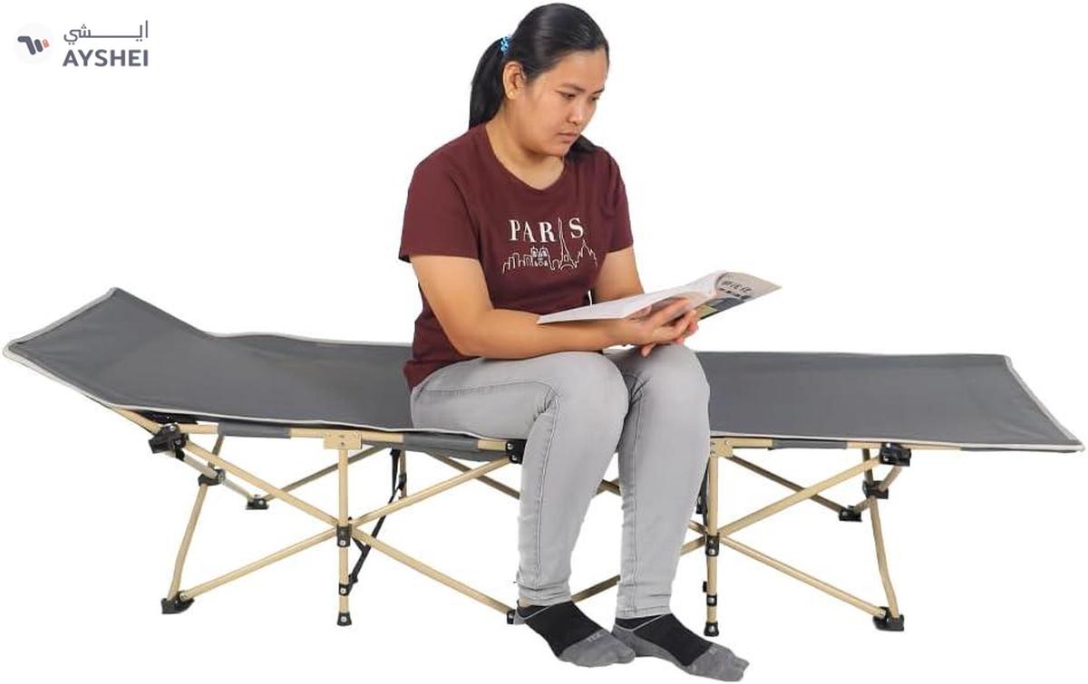 Yatai Decor Camp Bed for Adults, Extra Wide Heavy Duty Foldable Portable Camping-0-landscape