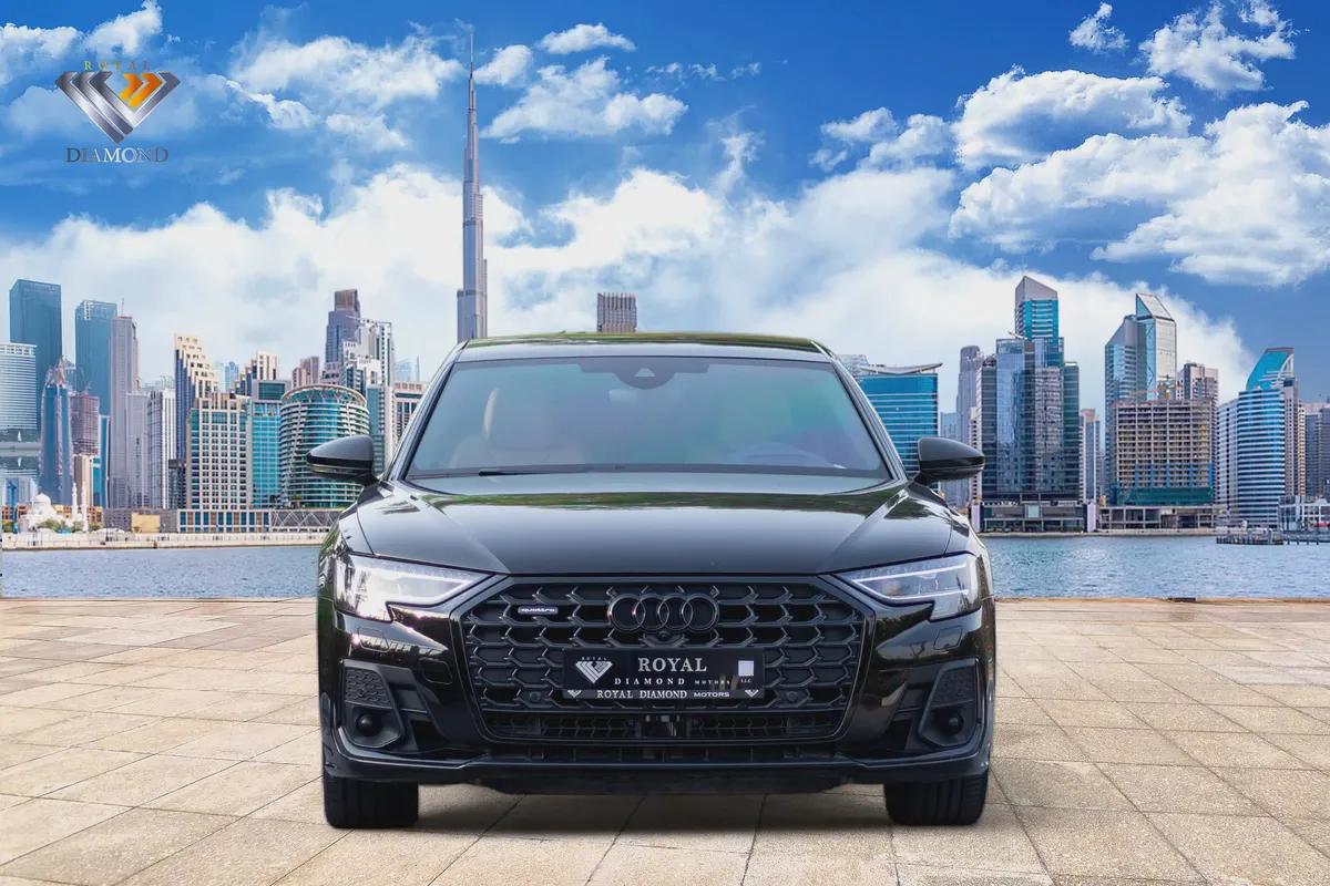 4,600 PM | 0% Down-Payment | Warranty+Service I MEGA SALE. A8 L Black Edition SLine-55-TFSI Quattro-0-0