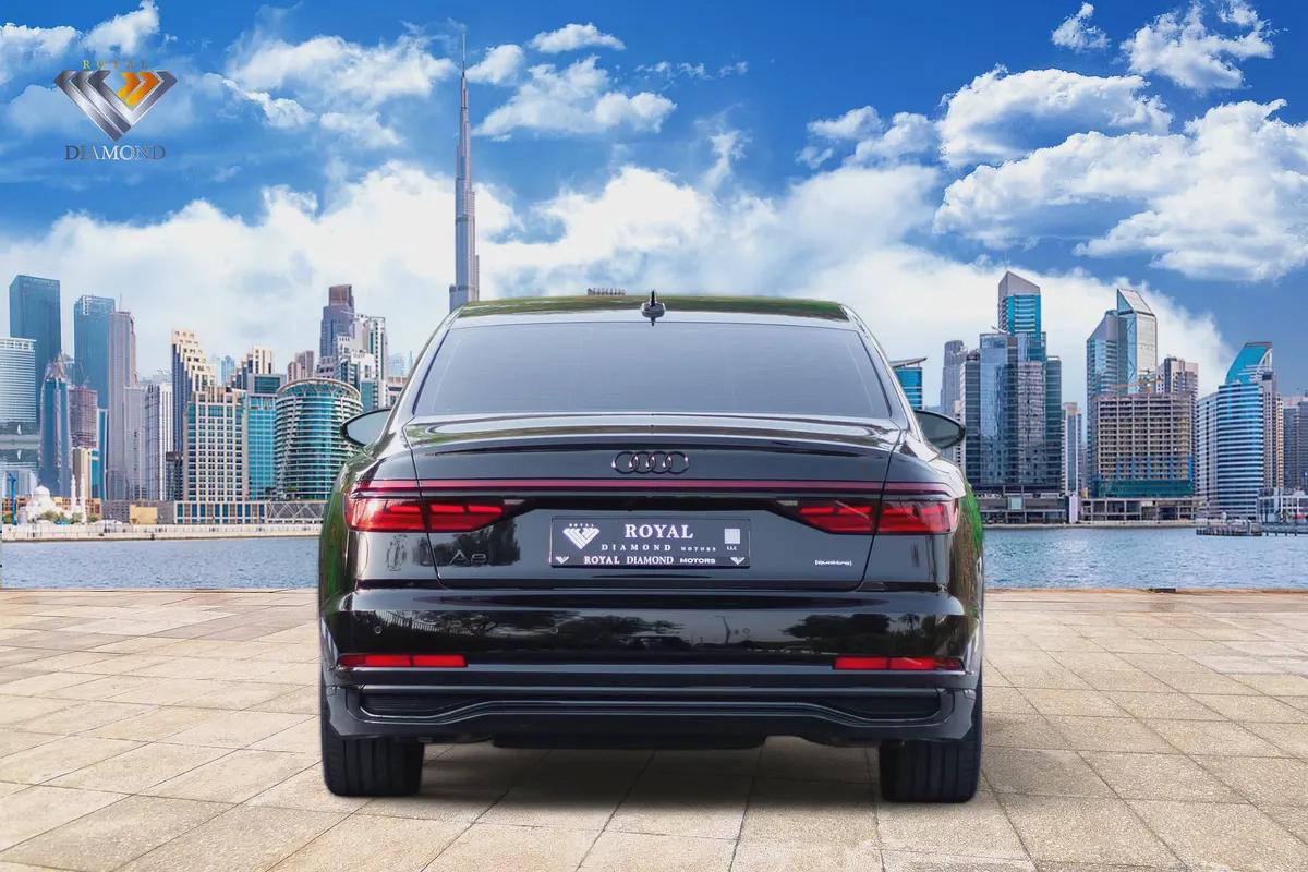 4,600 PM | 0% Down-Payment | Warranty+Service I MEGA SALE. A8 L Black Edition SLine-55-TFSI Quattro-2-2