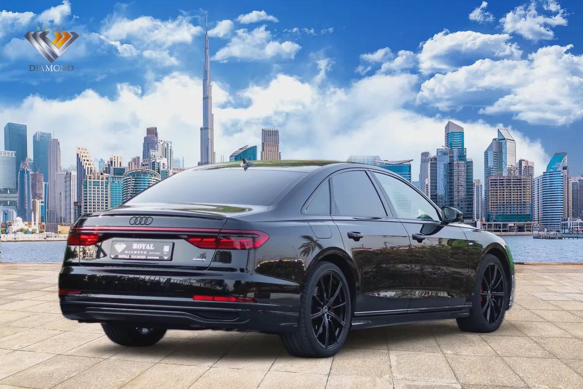 4,600 PM | 0% Down-Payment | Warranty+Service I MEGA SALE. A8 L Black Edition SLine-55-TFSI Quattro-3-3