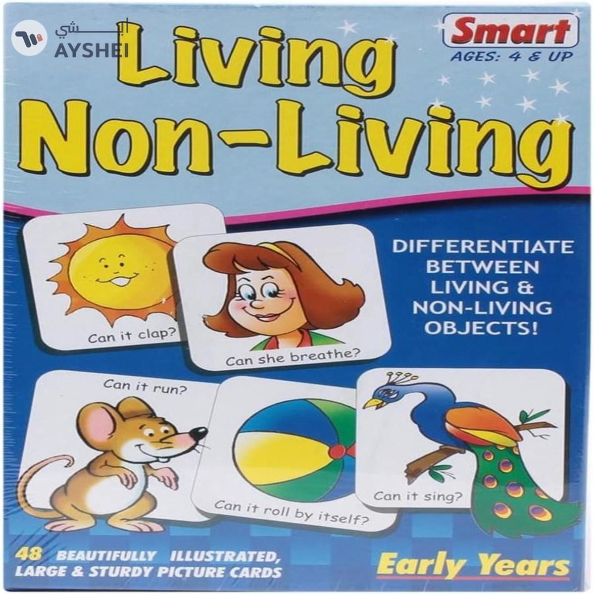 Smart - 1018 Living Non-Living Puzzle Set (Multi Color)-0-0