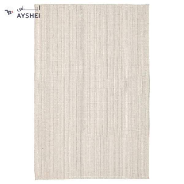 IKEA TIPHEDE Rug, Flatwoven, Natural/Black, 120x180 cm