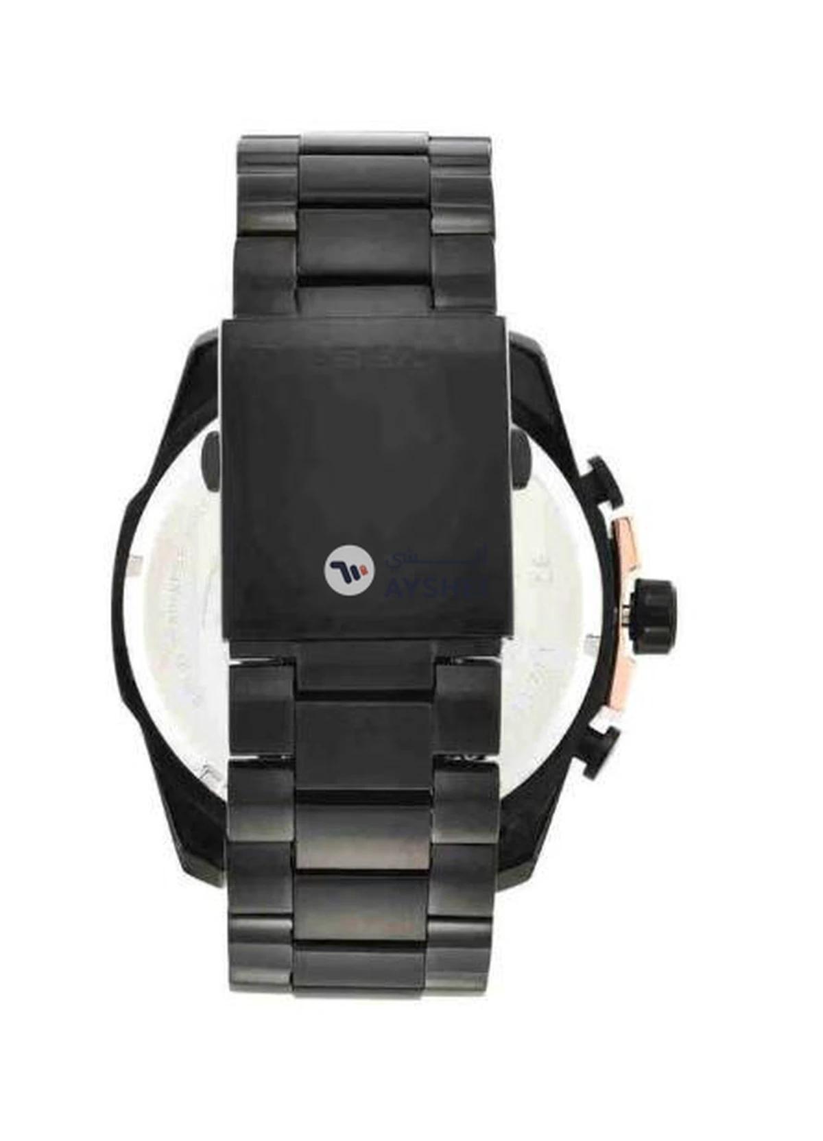 DIESEL Men's Chi Round Shape Stainless Steel Chronograph Wrist Watch 59 mm - Black - DZ4309-2-2