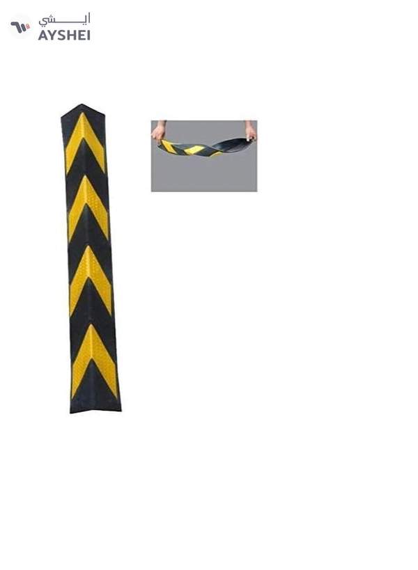 ABBASALI Car Parking Protector Garage and Warehouse Columns Wall Warning Rubber Corner Guard