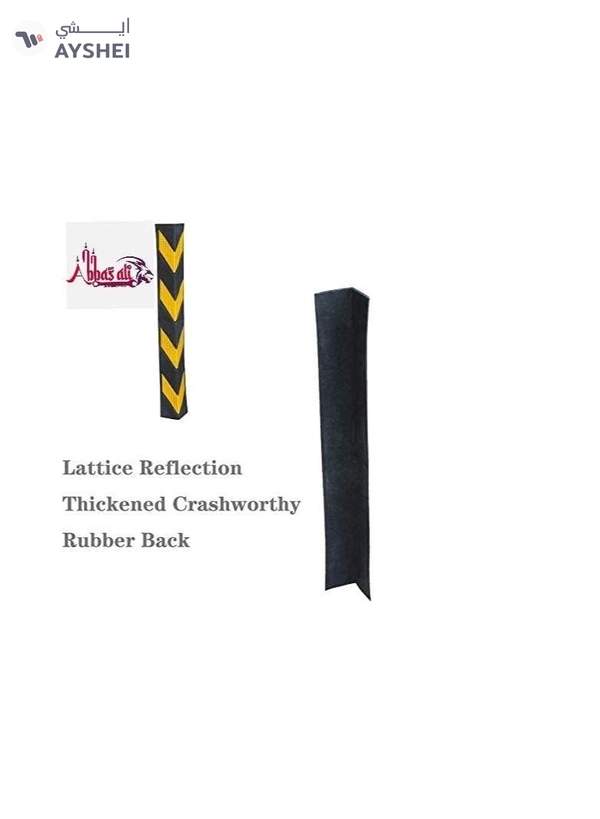 ABBASALI Car Parking Protector Garage and Warehouse Columns Wall Warning Rubber Corner Guard