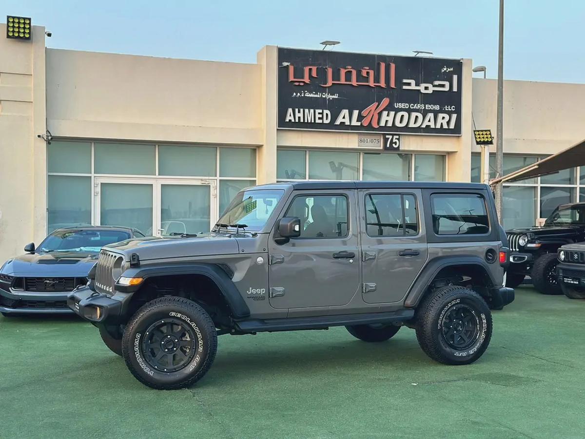 (2019) JEEP WRANGLER //SPORT// GCC FULL OPTION -ORIGINAL PAINT--0-0