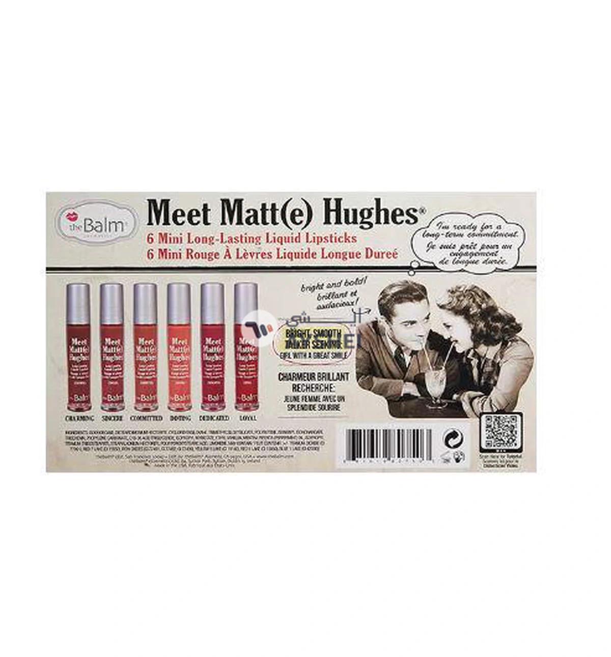 TheBalm - 6-Piece Meet Matte Hughes Liquid Lipstick Set Multicolour-0-portrait