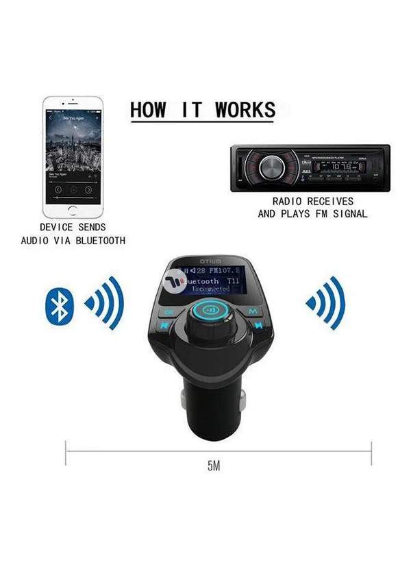 Generic Car Bluetooth Receiver Stereo Radio Adapter