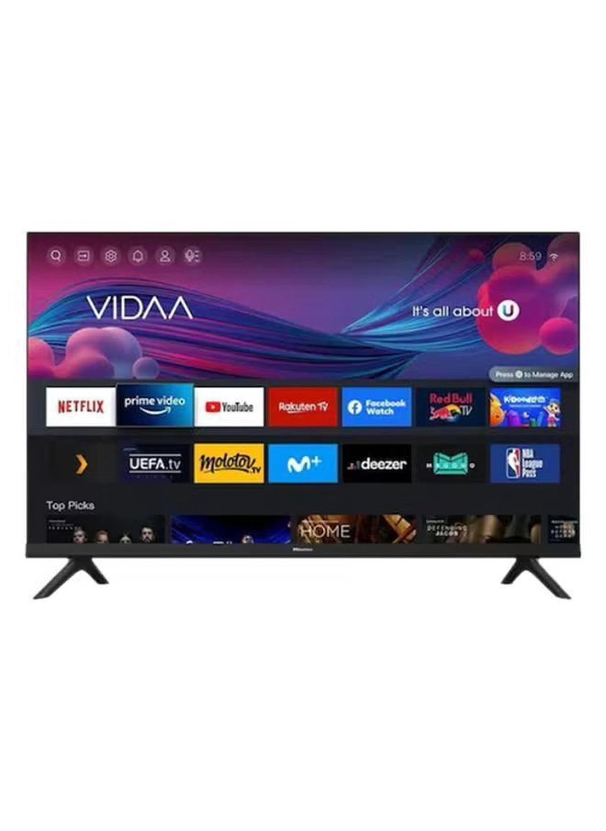 Hisense 32 Inch HD Smart TV, with Natural Colour Enhancer, DTS Virtual X, VIDAA U5 OS, Youtube, Netflix, Freeview Play & WiFi (2021 NEW) 32A4G Black-6-6