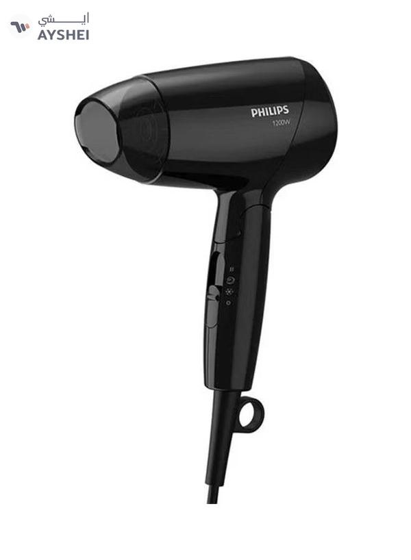 Philips Travel Hair Dryer Foldable Dry Care BHC010/10 1200W Black