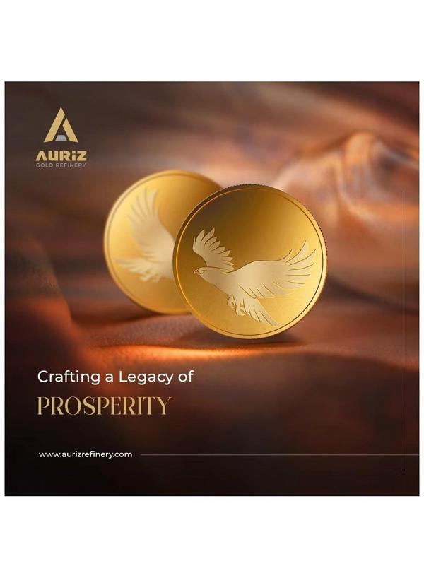 Auriz Minting 20gm 24K Gold Bar - Variable Design