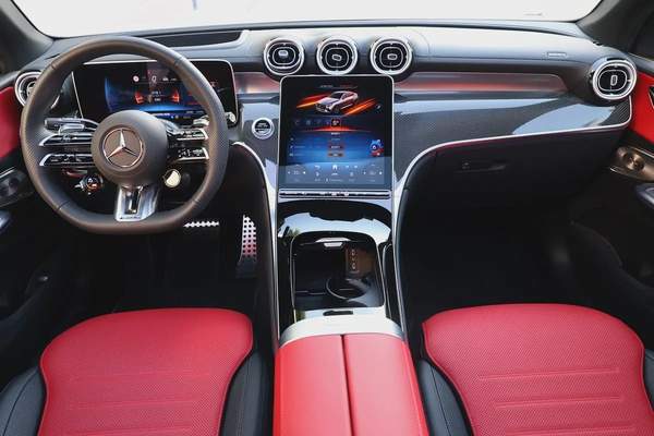 Mercedes-Benz -GLC43- COUPE 570KM-2025-GCC SPECS -BRAND NEW warranty service from GARGASH