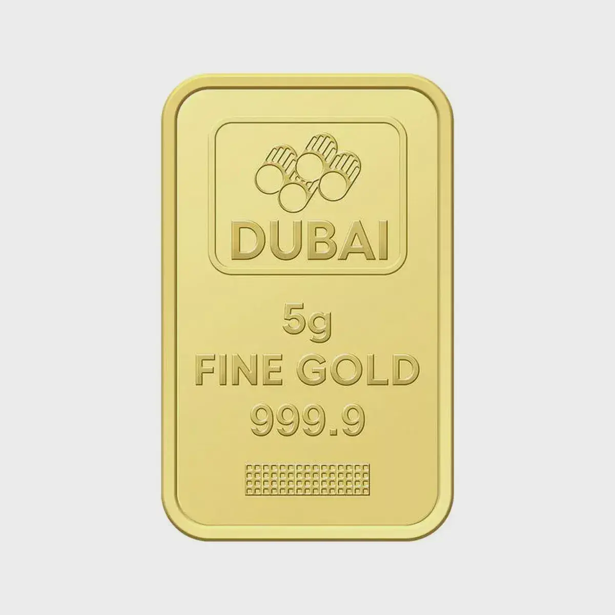 Dubai Gold 5 Grams Pure 999.9 Fine Gold Bar-2-2