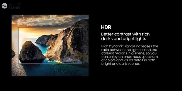 Samsung Smart TV, Crystal UHD, DU7000, 65 Inch, 2024, PurColor, 4K Upscaling, Tizen OS, Q-Symphony UA65DU7000UXZN Black
