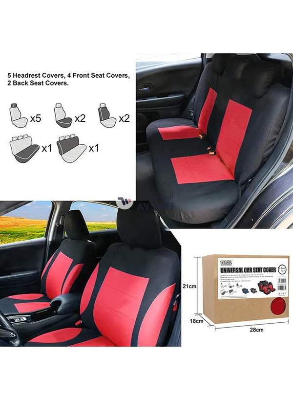 Tirol Car Seat Covers Universal 11 Piece Full Set