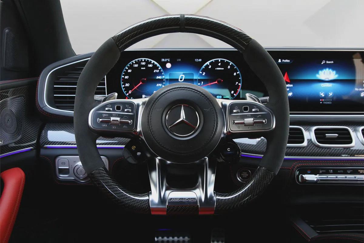 MERCEDES BENZ GLE 63 S - 2021 - GCC - CARBON EDITION - FULLY LOADED - AMAZING CONDITION-12-12