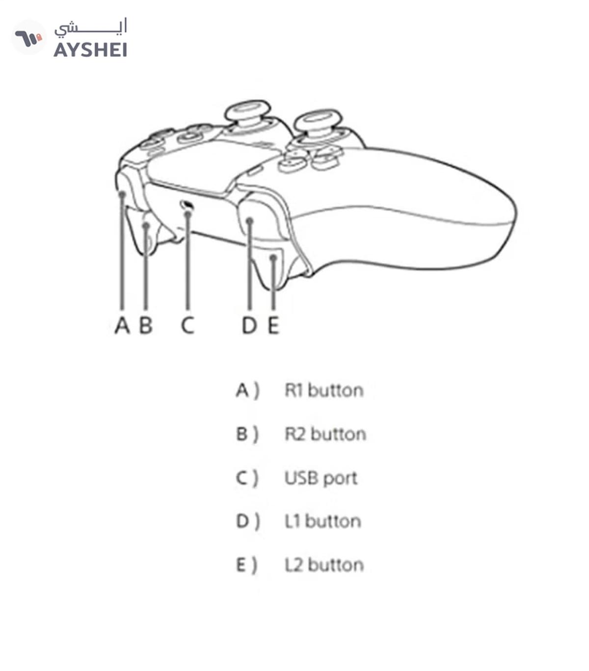 Sony DualSense Wireless Controller For PlayStation 5 - White-5-5