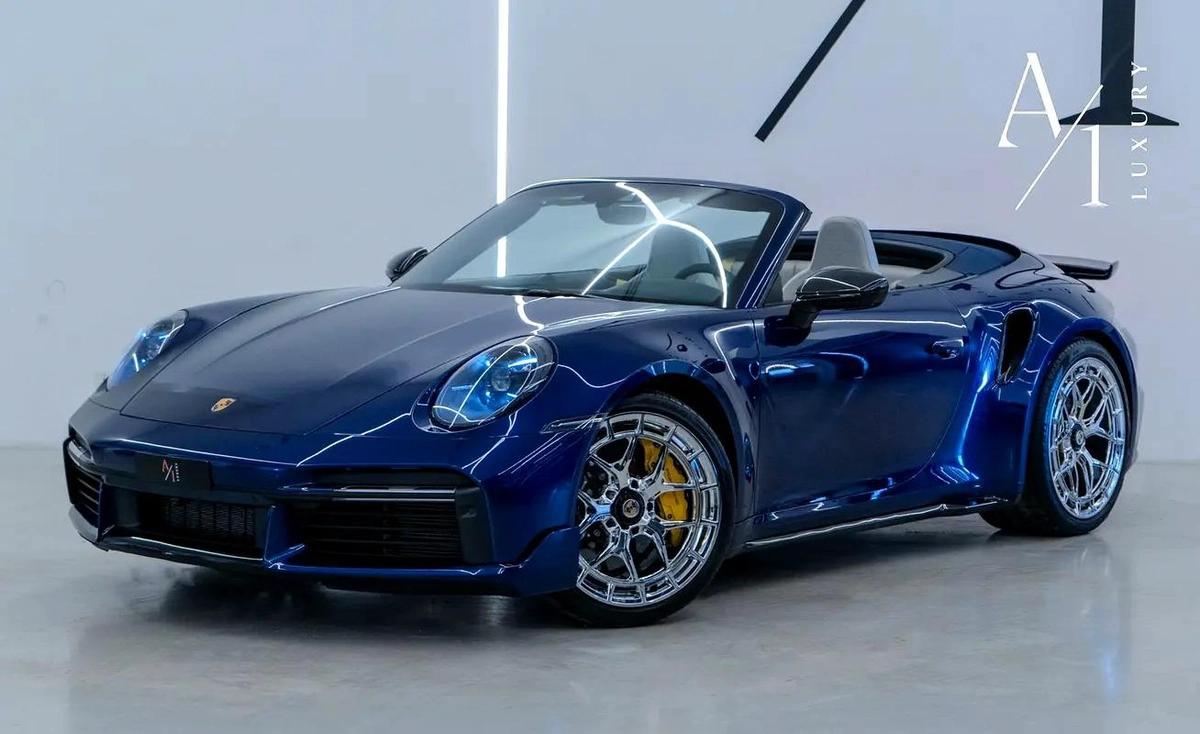 2022 Porsche 911 Turbo S, Sport Chrono Package, Full Service History Warranty Until 2027, GCC Spec-0-0