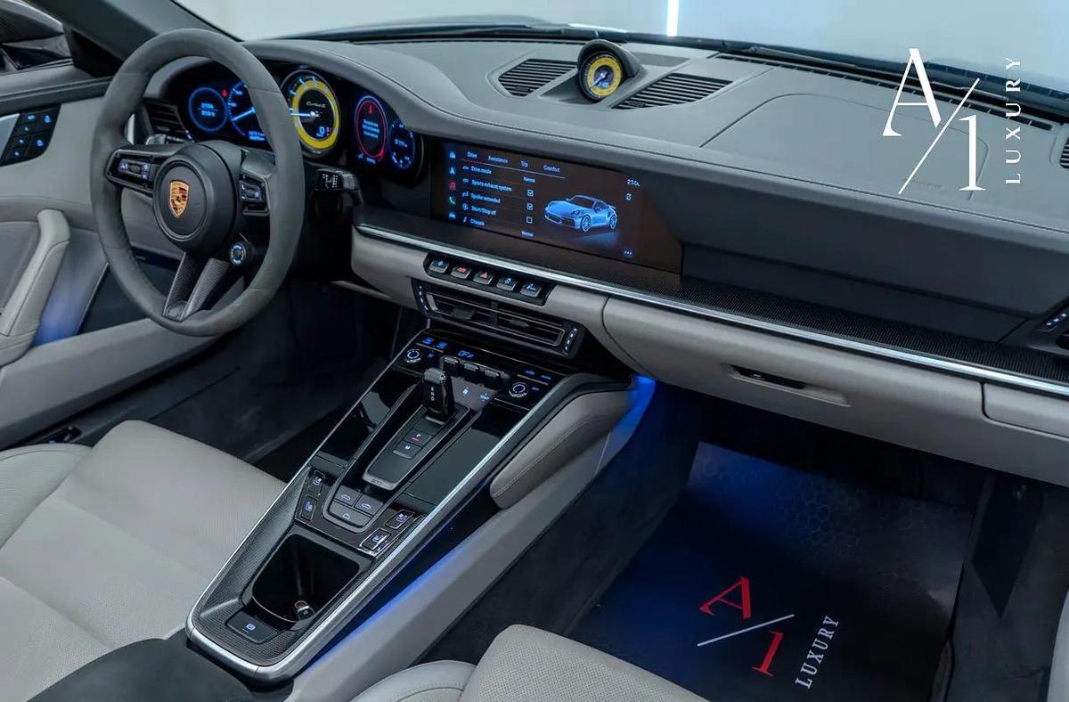 2022 Porsche 911 Turbo S, Sport Chrono Package, Full Service History Warranty Until 2027, GCC Spec-9-9