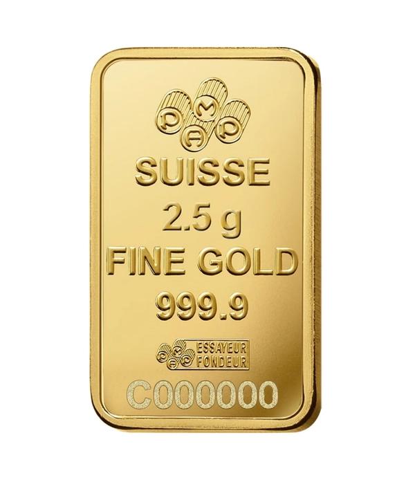 PAMP 24KT - 2.5g Suisse Pamp